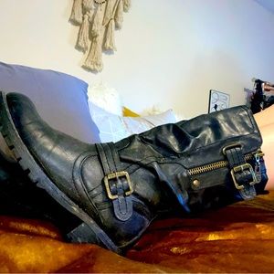 Guess Combat Boots Size 8